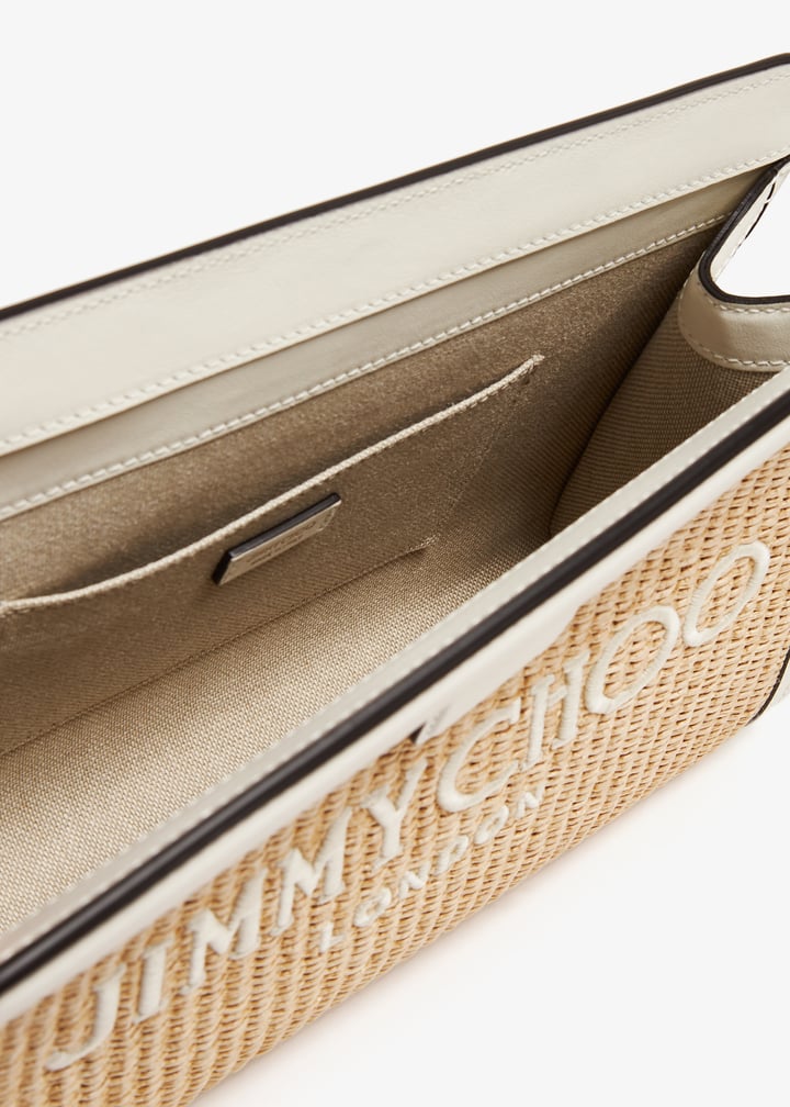 Jimmy Choo Avenue pouch for Women - Beige in UAE | Level Shoes