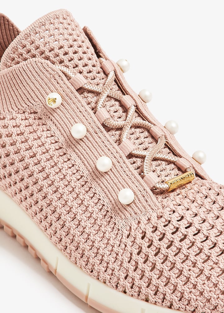 スニーカー JIMMY CHOO Women Sneakers VELES ITBSTONE Pink Jimmy Choo Veles sneakers for Women - Pink in USA | Level Shoes
