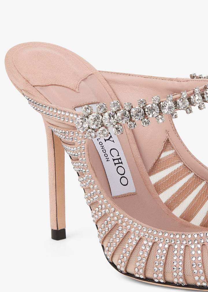Jimmy Choo Bing 100 mules for Women - Beige in KSA | Level Shoes
