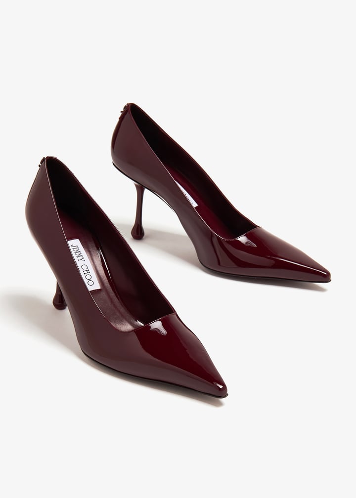 Jimmy Choo Ixia 80 pumps for Women - Burgundy in KSA | Level Shoes