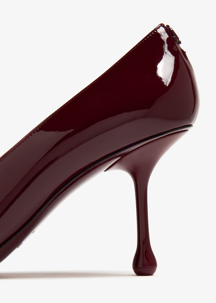 週末値下げ　新品未使用　JIMMY CHOO バーガンディ ハイヒール Ixia 80 | Ruby Red Leather Pumps | JIMMY CHOO