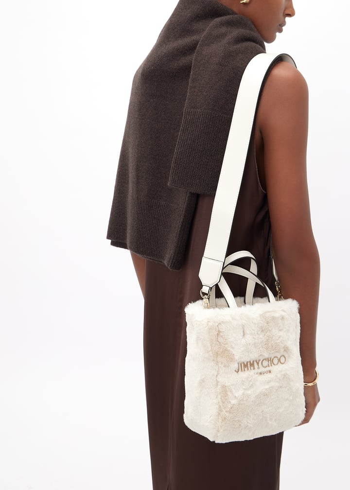 Jimmy Choo Lenny N/S medium tote bag for Women - White in