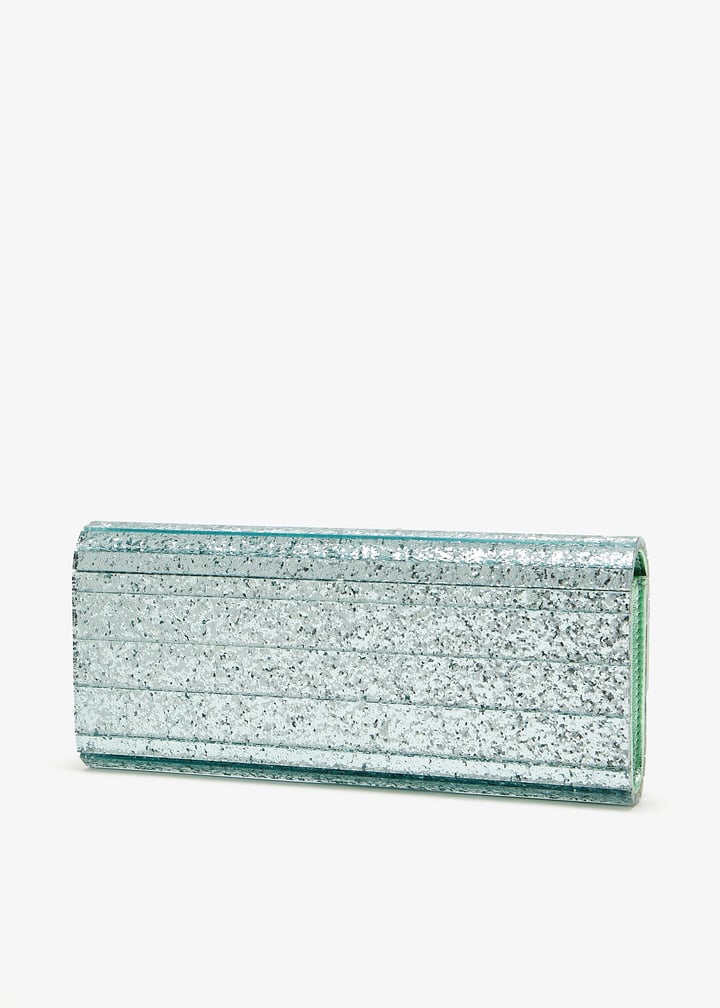 Jimmy Choo Sweetie clutch for Women - Green in UAE | Level Shoes