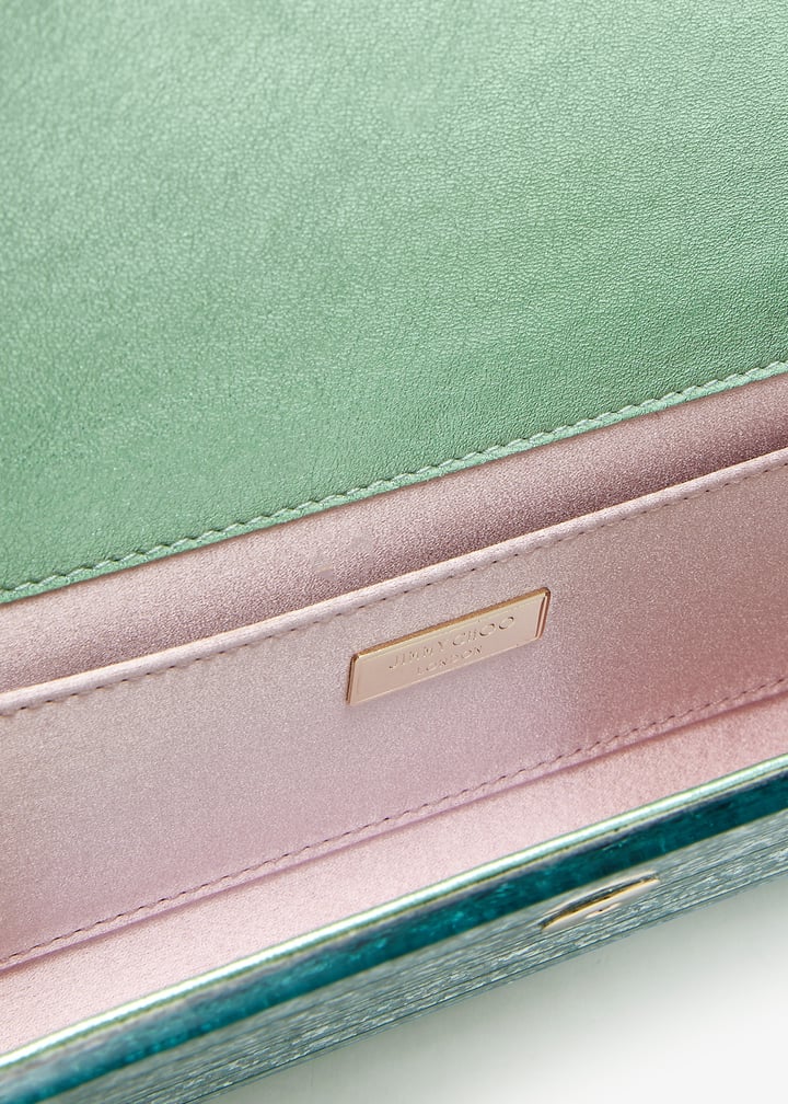 Jimmy Choo Sweetie clutch for Women - Green in UAE | Level Shoes