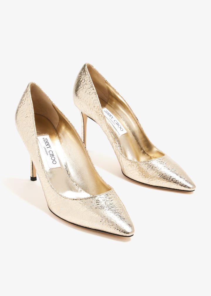 Jimmy Choo Romy 85 pumps for Women - Gold in UAE | Level Shoes