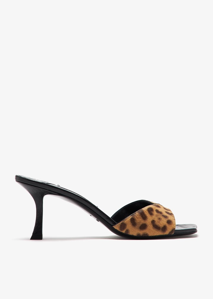 Jimmy Choo Skye 70 mule sandals for Women - Animal Printed