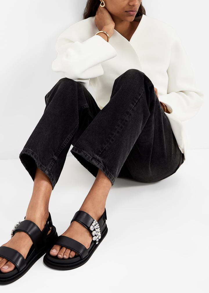 Jimmy Choo 'Verity' sandal レディース サンダル・ミュール Verity Sandal 100 | Silver Vintage Metallic Leather Sandals