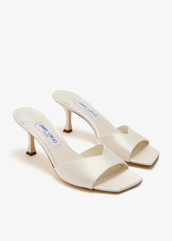 サンダル・ミュール JIMMY CHOO Women Sandals SKYE70LOP NATURAL Beige Skye 70 | Natural Leopard Print Pony Sandals | JIMMY CHOO