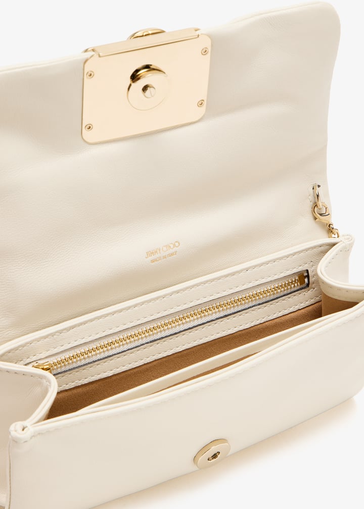 ◆正規品・新品◆Jimmy Choo Edieウォレットアイボリーバッグ Jimmy Choo Edie clutch for Women - White in Oman | Level Shoes