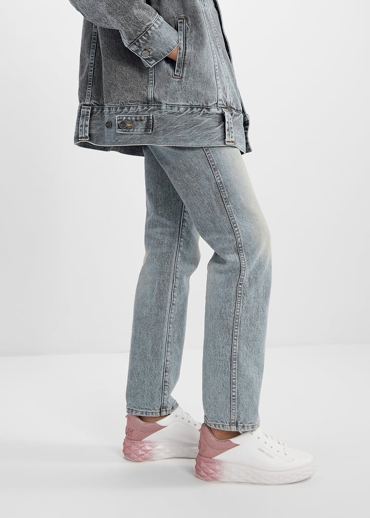 【JIMMY CHOO】Kiara Wedge 80-Oden-Denim/Milk ★関税送料込み Kiara Wedge 80 | Denim Wedge Sandals | New Collection| JIMMY