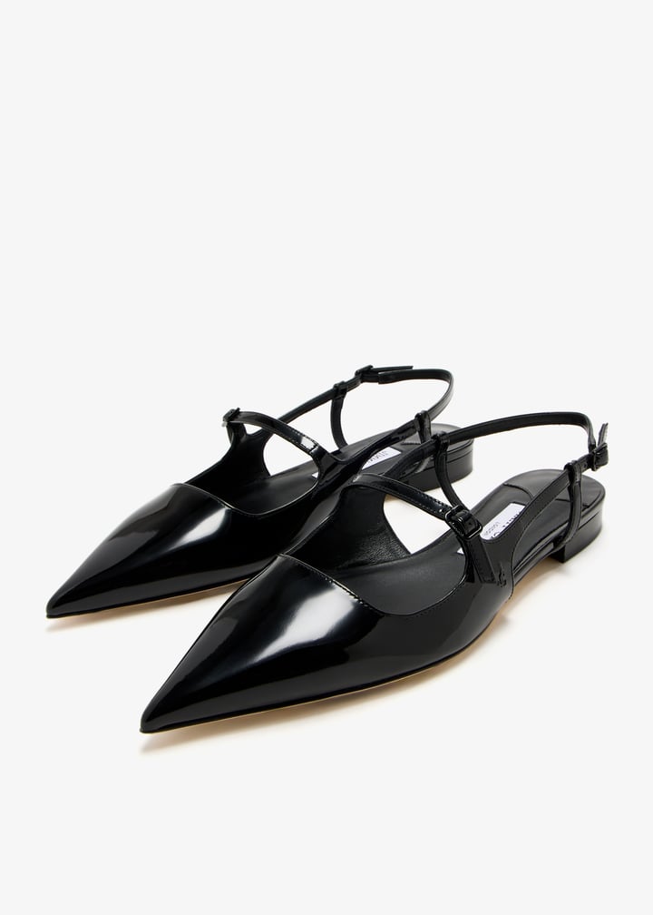 Jimmy Choo Didi slingback flats for Women - Black in Qatar