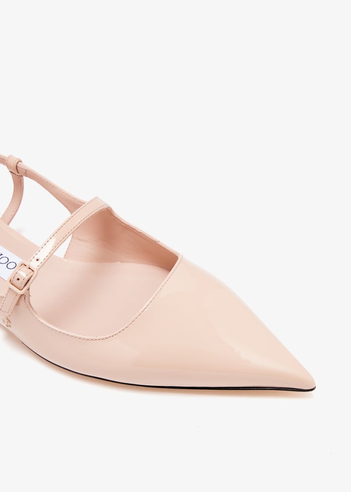 サンダル・ミュール Jimmy Choo Scarpa Didi Flat Nude In Patent Leather Jimmy Choo Scarpa Didi Flat nude in patent leather | TheDoubleF