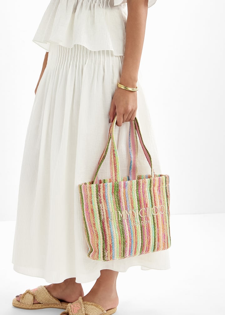 Jimmy Choo East/West Beach tote bag for Women - Multicolored