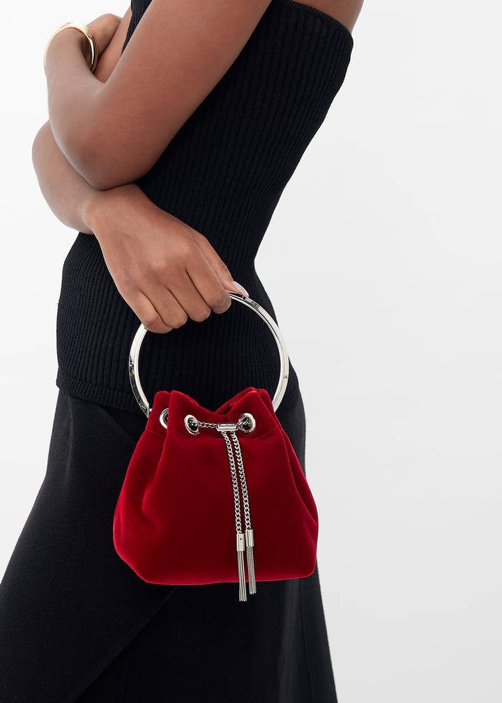 Jimmy Choo Bon bon bucket bag for Women - Red in UAE | Level
