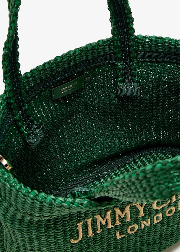 Jimmy Choo Mini Beach tote bag for Women - Green in KSA | Level Shoes