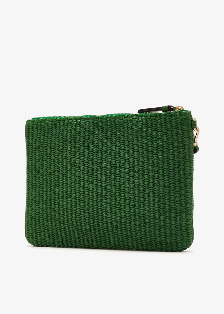 Jimmy Choo Zip-top pouch for Women - Green in UAE | Level Shoes