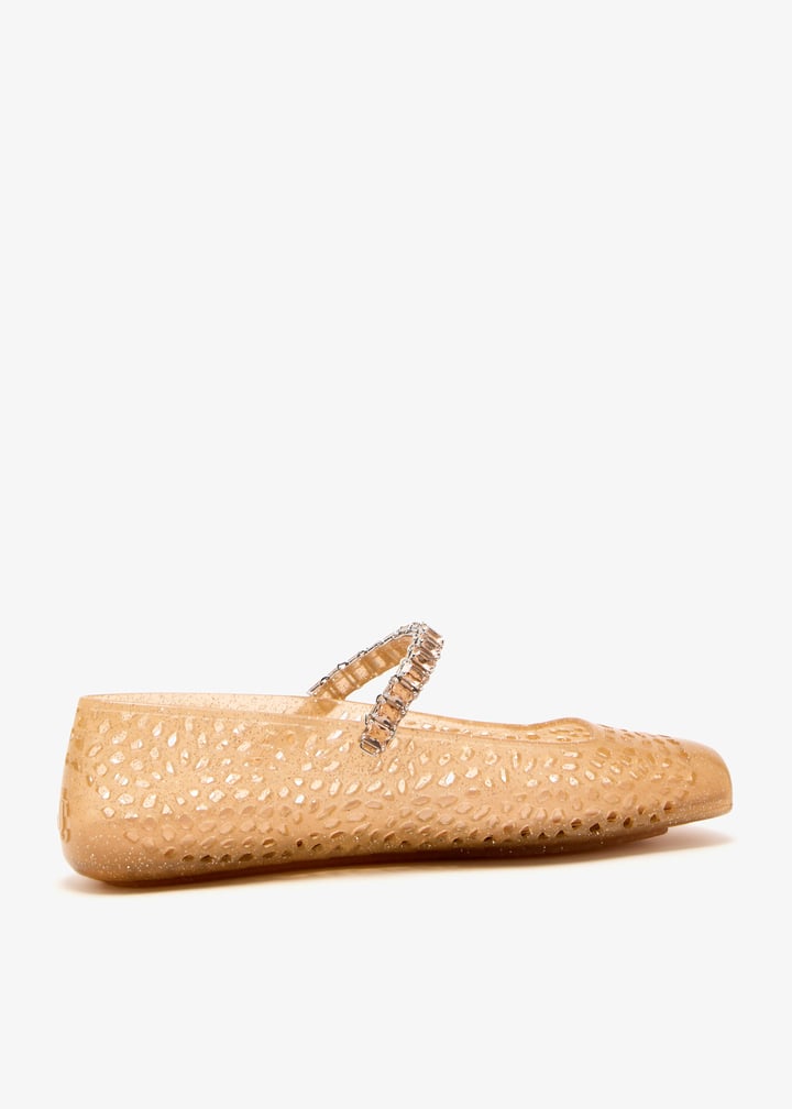 Jimmy Choo The Jelly ballerina flats for Women - Beige in