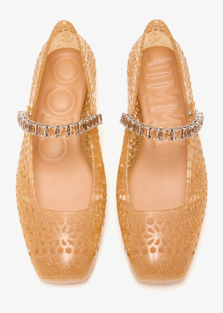 Jimmy Choo The Jelly ballerina flats for Women - Beige in