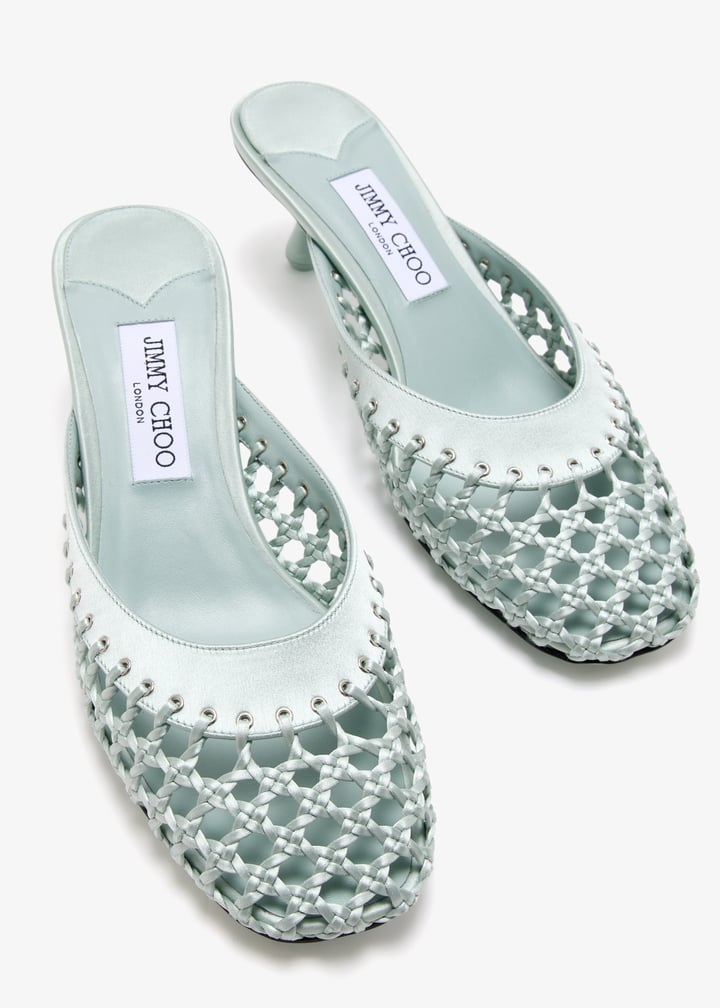 Jimmy Choo Pixie 50 mules for Women - Silver in UAE | Level
