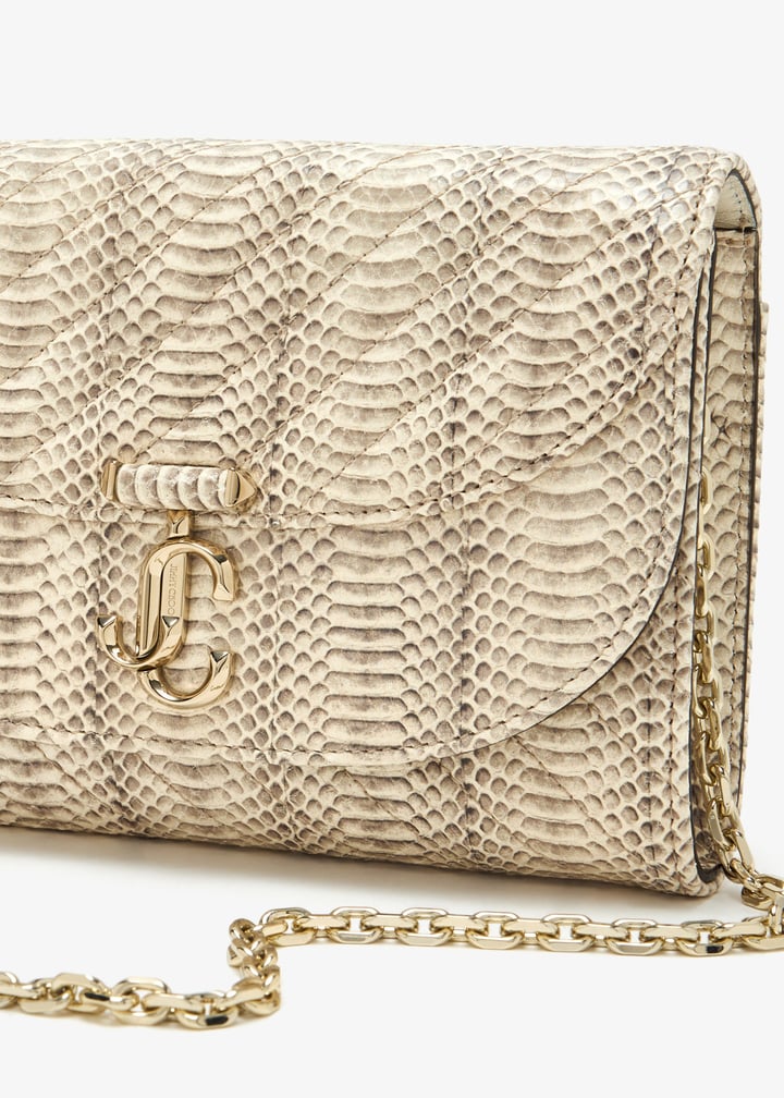 JIMMY CHOO エミ クラッチハック J000170332 Jimmy Choo Curve clutch for Women - Animal Printed in UAE