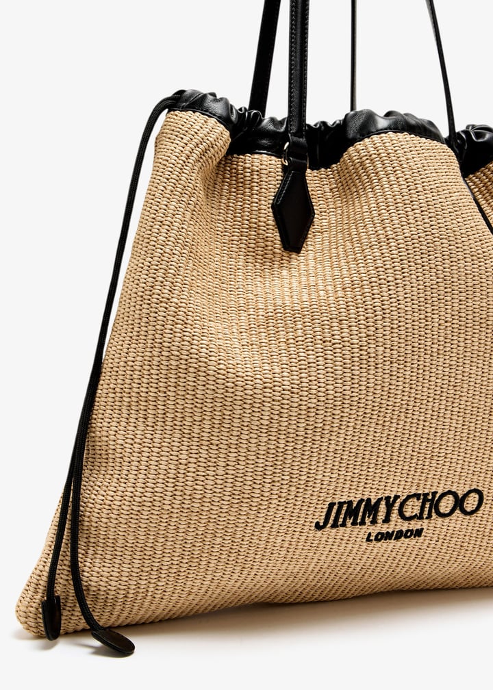Jimmy Choo Drawstring L tote bag for Women - Beige in UAE