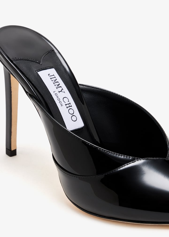 Jimmy Choo Brigitte 100 mules for Women - Black in UAE | Level Shoes