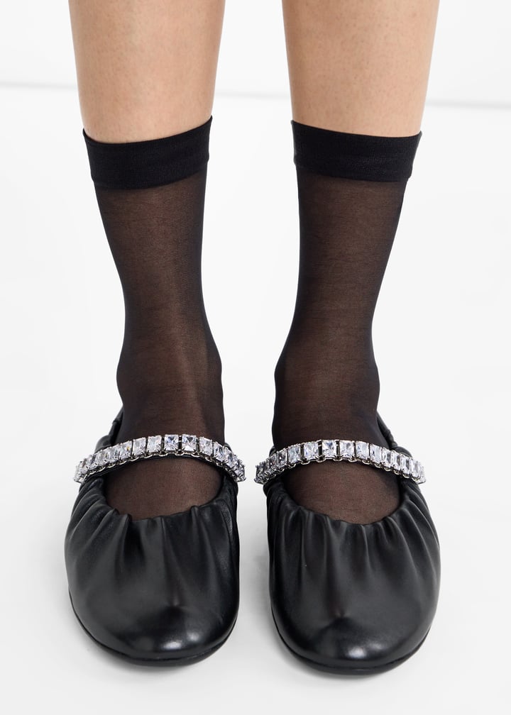 Jimmy Choo Jade ballerinas for Women - Black in UAE | Level Shoes