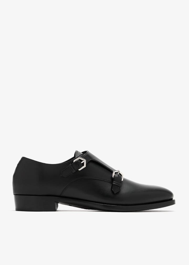 Jimmy Choo Vine Monk Strap shoes for Men - Black in USA | Level Shoes