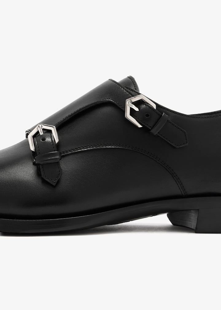 Jimmy Choo Vine Monk Strap shoes for Men - Black in USA | Level Shoes