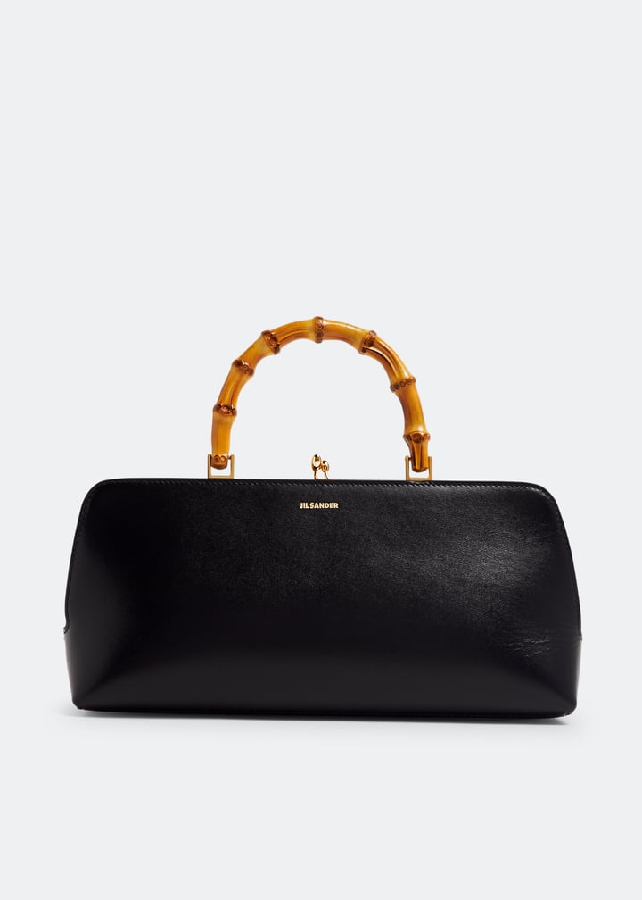 【JIL SANDER】 GOJI SQUARE SMALL BAMBOO★関税送料込み★ Jil sander Goji Bamboo Squareスモール ハンドバッグ (Jil