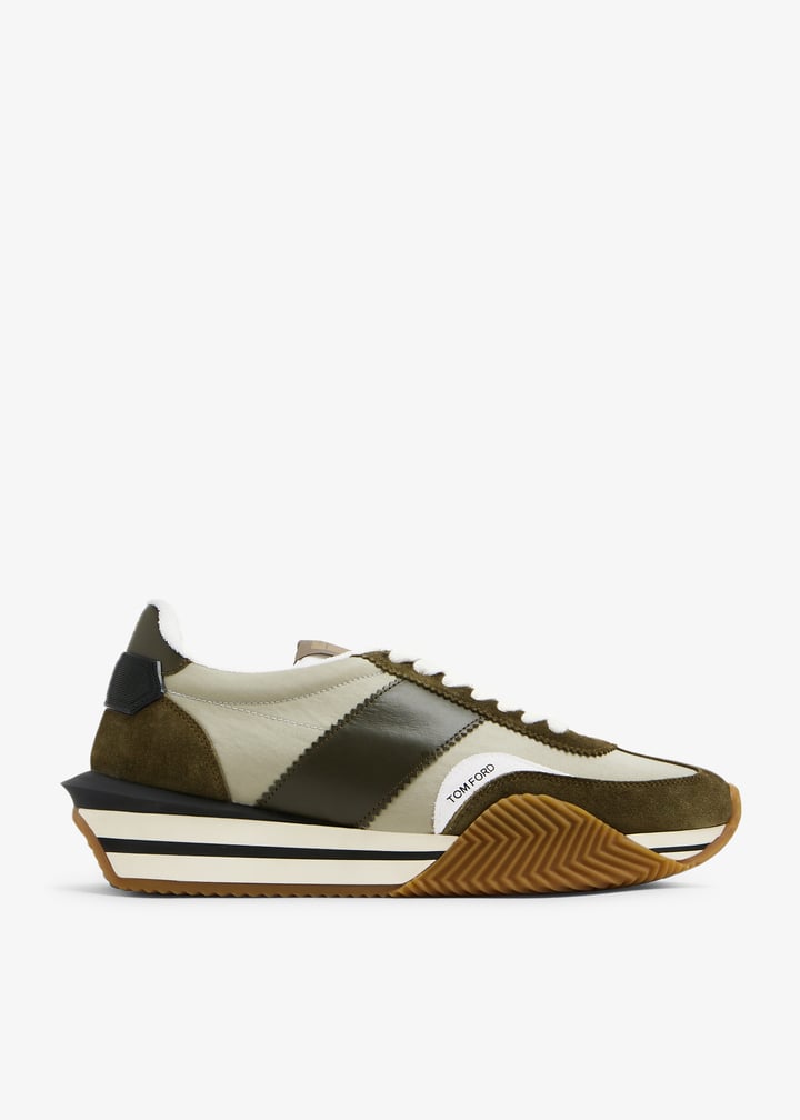 TOMFORD｜SNEAKERS (J1292 LCL134N 5B015) SUEDE TECHNICAL FABRIC JAMES SNEAKER | Tom Ford Fashion
