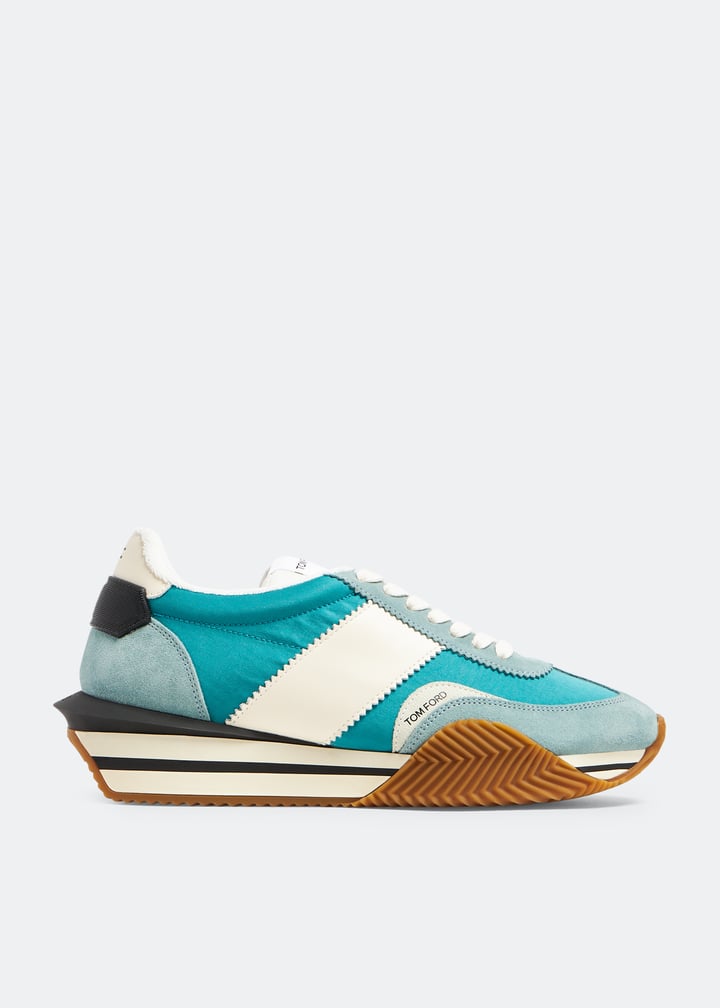 TOMFORD|SNEAKERS (J1292 LCL134N 5B015) Tom Ford James sneakers for Men - Blue in USA | Level Shoes