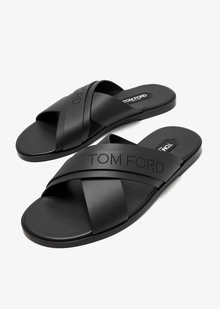 【関税&送料込み】Tom Ford Informal Sandals Shoes Tom Ford Informal sandals for Men - Black in UAE | Level Shoes