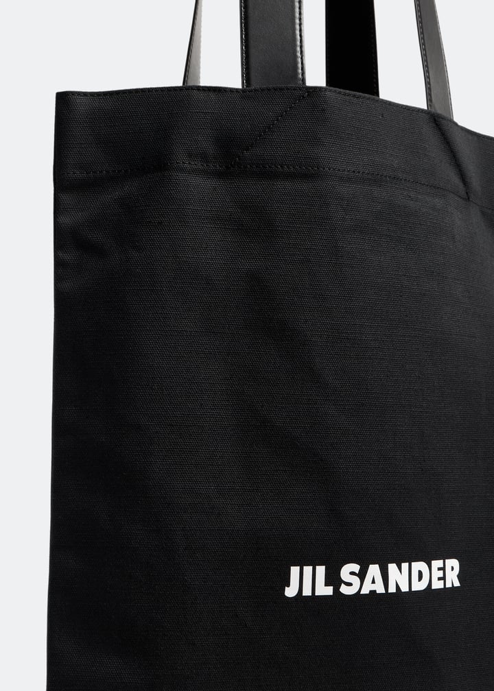 Jil Sander Flat large shopper bag for Men - Black in UAE