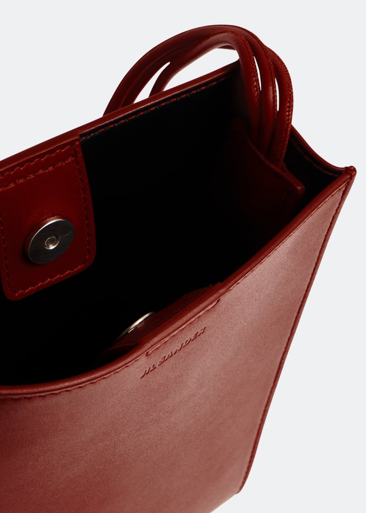 24AW new/Jil Sander 折畳小型レザークロスボディバッグ Bag Red 24AW new/Jil Sander 折畳小型レザークロスボディバッグ Bag Red