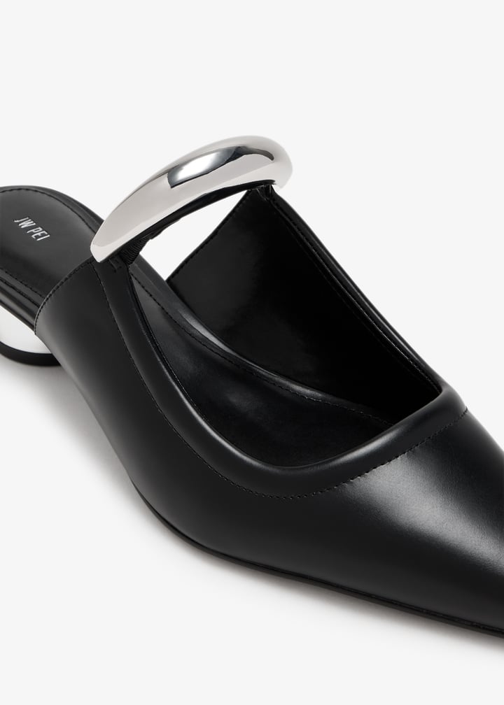 サンダル・ミュール JW PEI Women Sandals J3120505 1EL BLK BLACK Helena ピアスドミュール - ブラック - JW PEI Japan Official