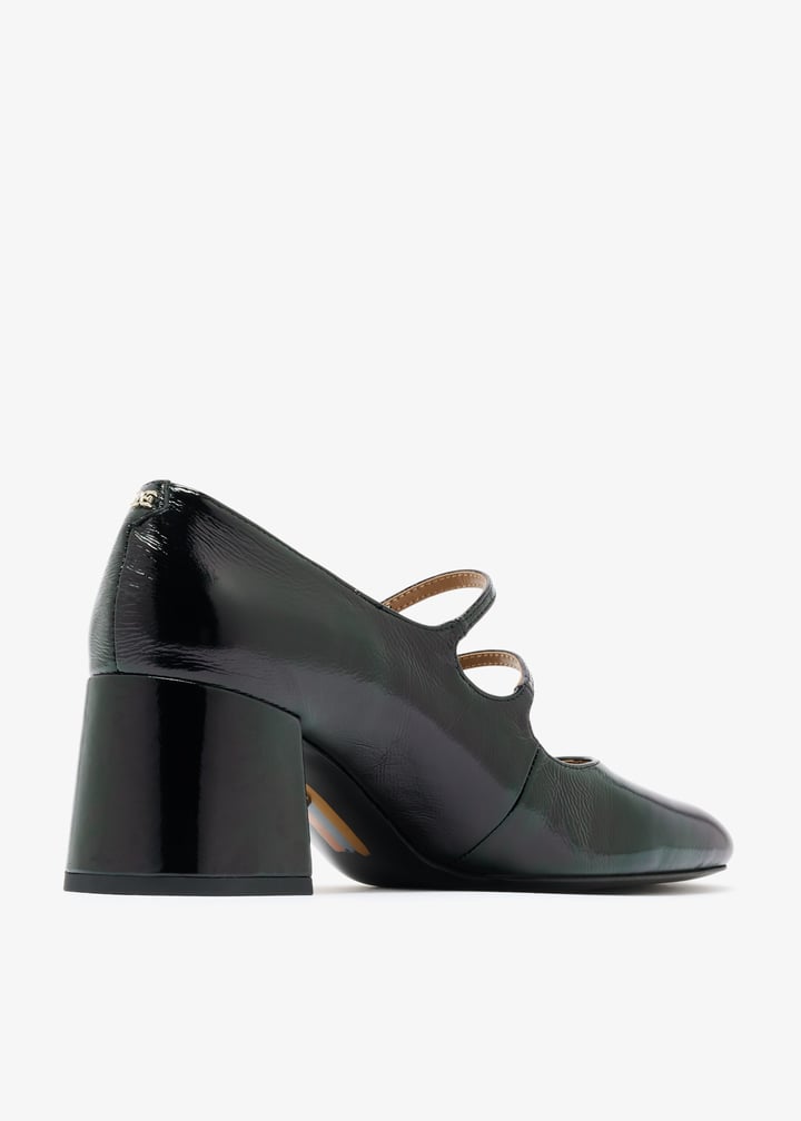 Sam Edelman Sarah Scarpe Décolleté Donna - Mary Jane Vintage Con Tacco A Blocco 6 Cm - Doppio Cinturino Con Fibbia