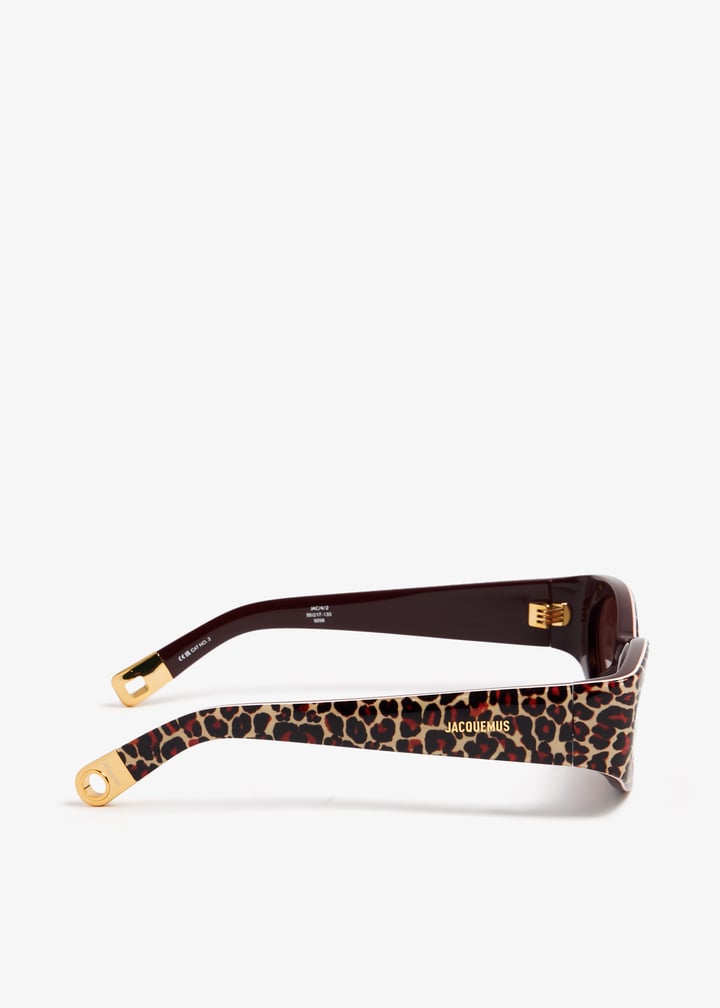 【関税＆送料込み】Jacquemus Sunglasses With Animal-Print F Jacquemus Ovalo - leopard – Mondello 1962