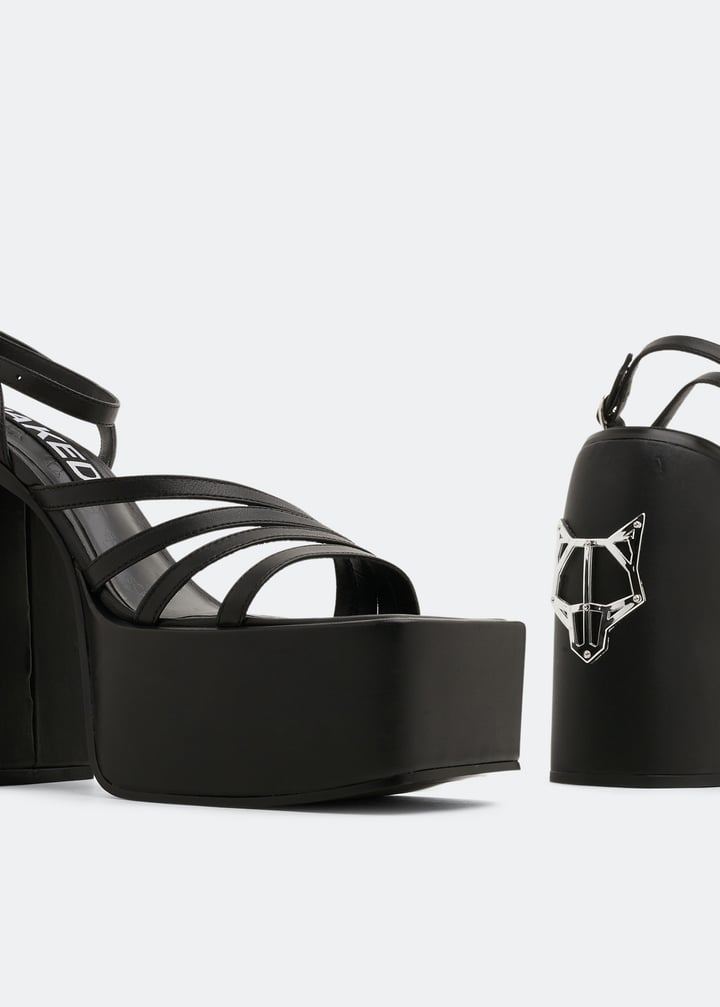 ☆NAKED WOLFE☆ IVY WEDGE サンダル レディース 靴 Black ☆NAKED WOLFE☆ IVY WEDGE サンダル レディース 靴 Black