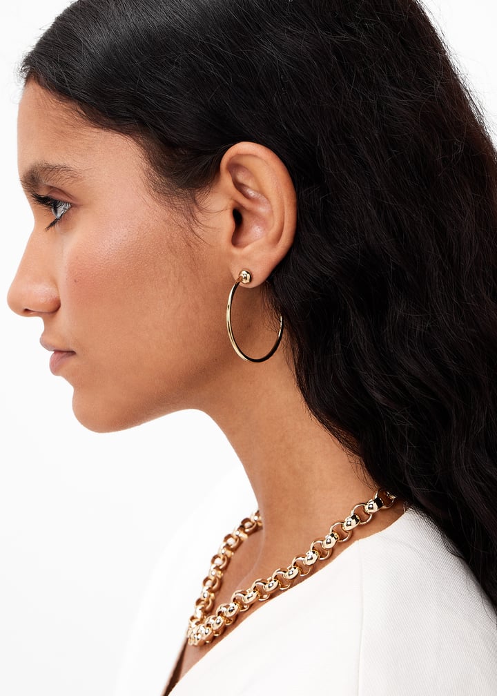 Jenny Bird Icon small hoops for Women - Gold in UAE | Level