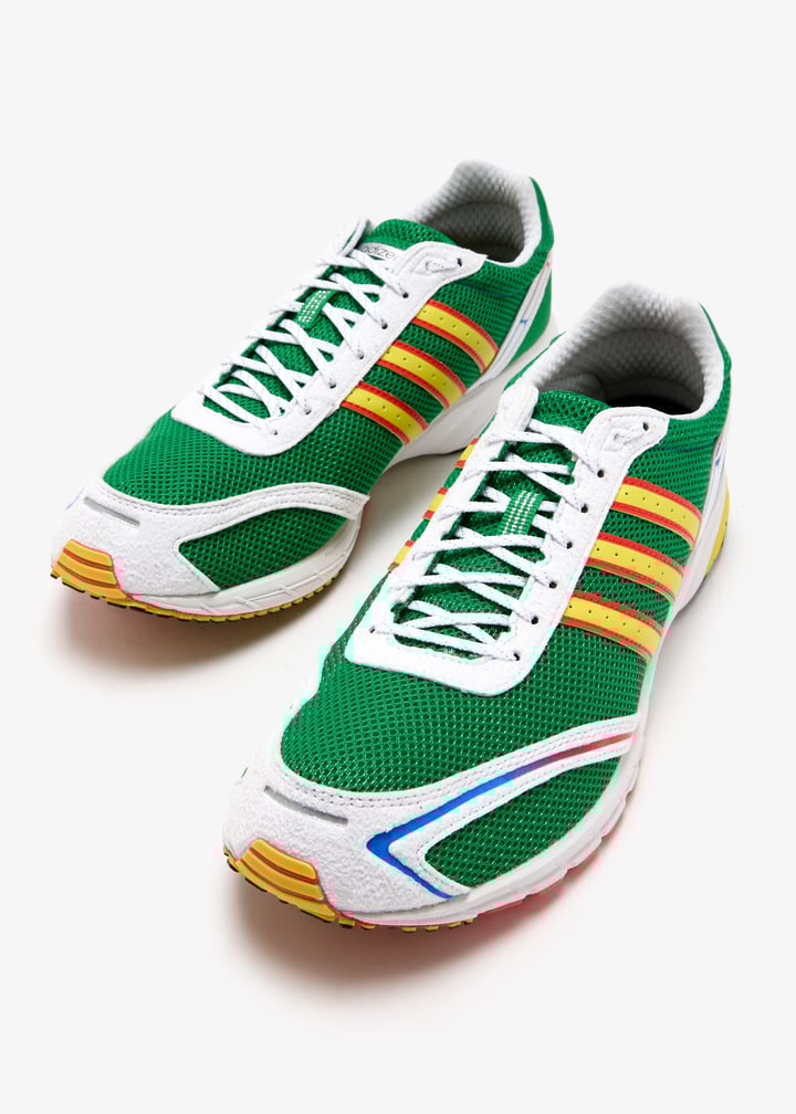 ■adidas■ Adizero Adios OG JI2685 Adidas - Adizero Adios OG Sneakers in Lucid Pink, Core Black