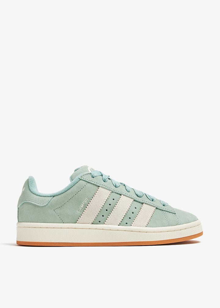 adidas gazelle silver green womens adidas Originals Campus 00S main image 0