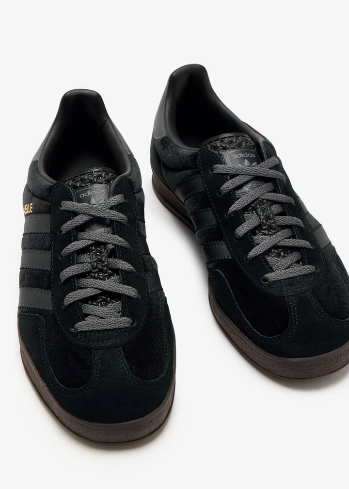 adidas Gazelle Indoor sneakers for Women - Black in UAE | Level Shoes adidas Gazelle Indoor sneakers for Women - Black in UAE | Level Shoes