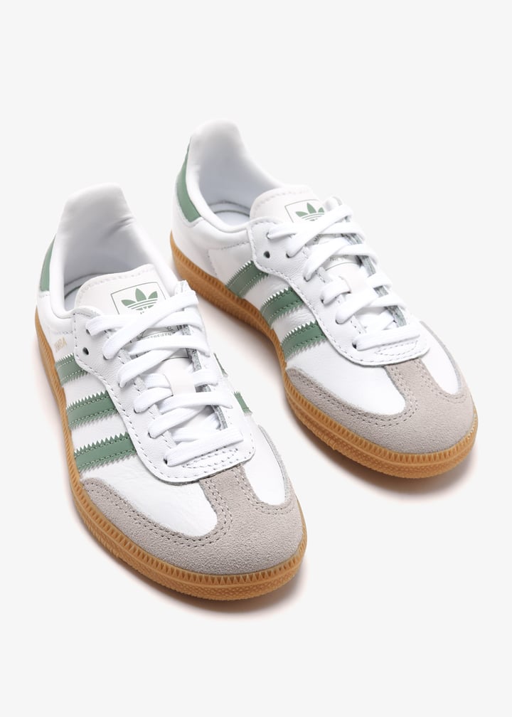 adidas Samba OG sneakers for Boy - Green in Qatar | Level Shoes