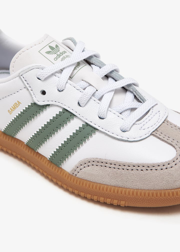 adidas Samba OG ホワイト/グリーン 235mm 新品未使用箱付き adidas Originals Samba OG in White and Green All Sizes