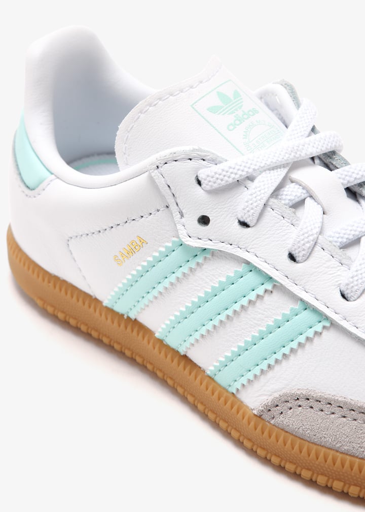 国内配送 adidas SAMBA OG CREA/SEMI/GUM adidas Samba OG sneakers for Kids Unisex - White in UAE