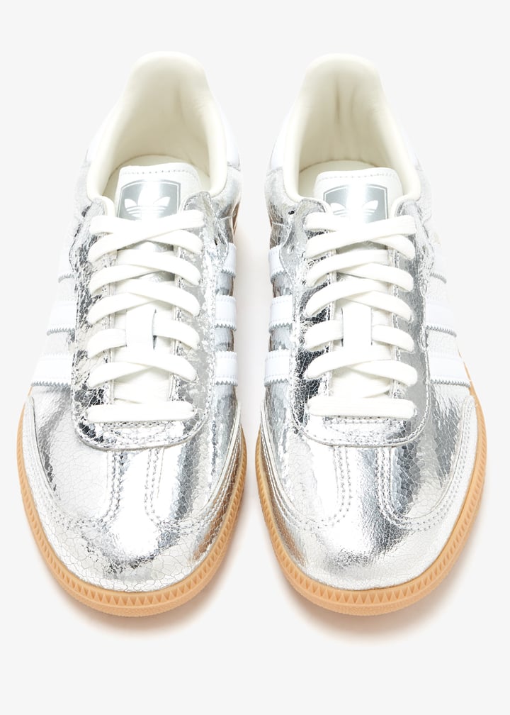 adidas Samba OG sneakers for Women - Silver in Kuwait | Level Shoes adidas Samba OG sneakers for Women - Silver in Kuwait | Level Shoes