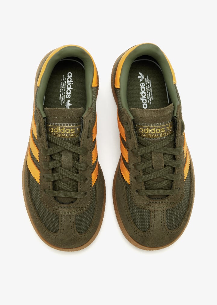 字訓 : 普及版 adidas Handball Spezial 儿童男女同款运动鞋- 绿色| Level Shoes