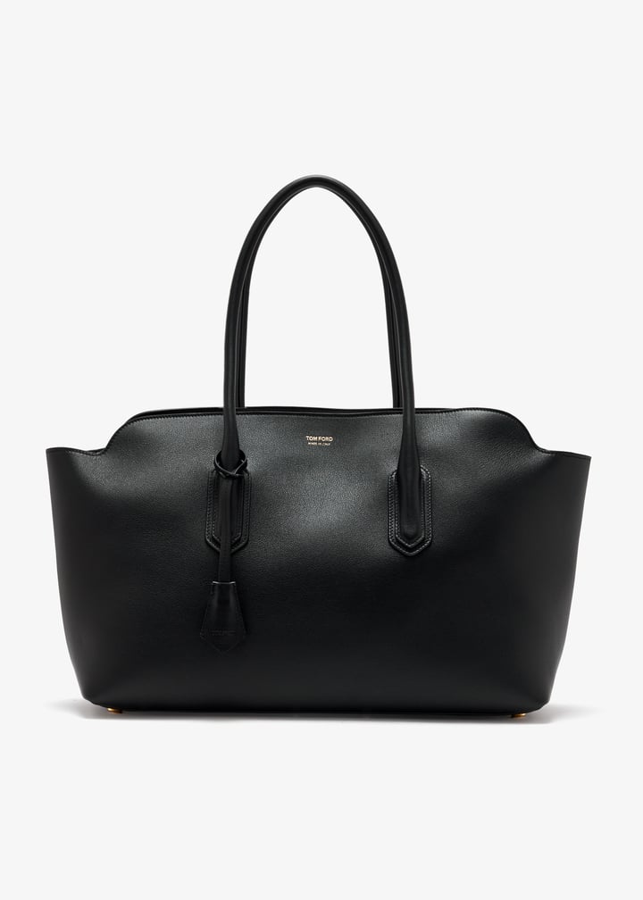 Tom Ford Leather shoulder bag for Women - Black in UAE