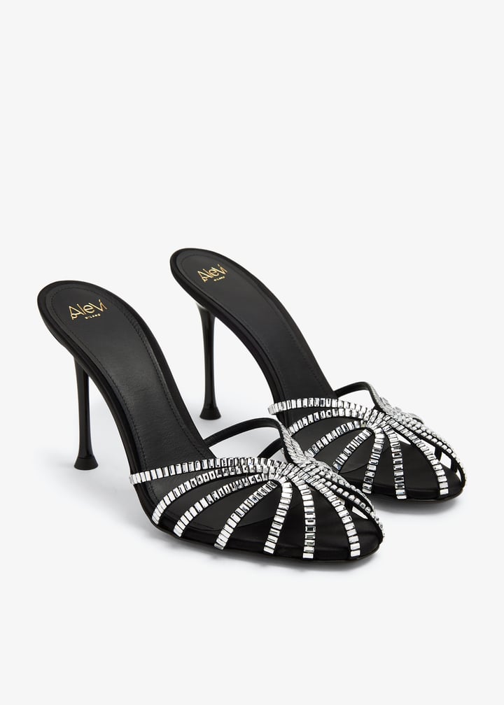 Alevì Milano Soraya 穆勒鞋，女士- 黑色，阿联酋| Level Shoes